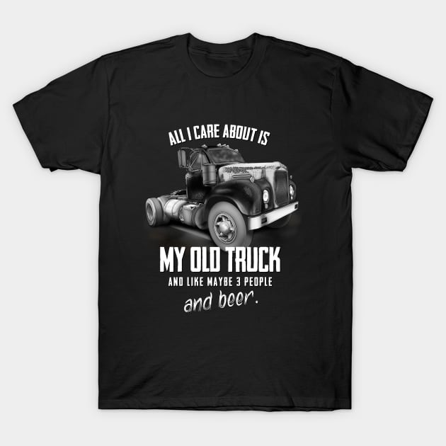 Classic Mack Truck T-Shirt by hardtbonez